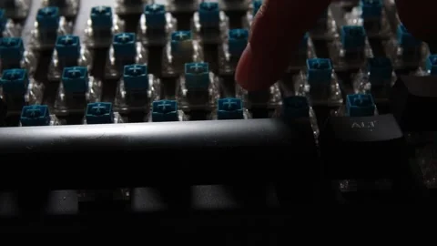 Mechanical klay cleaning close-up Stock Footage 250973795