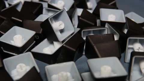 Mechanical klay cleaning close-up Stock Footage 250974951