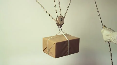 Mechanical lifting by block &amp; tackle Vidéo 22323328