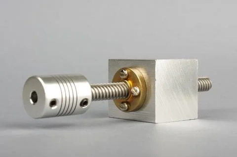 Mechanical linear actuator for 3D printers and CNC machines Foto stock