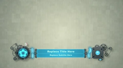 Mechanical lowerthird Catálogo de After Effects