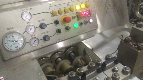 Mechanical machine during operation Stock Footage 155155497