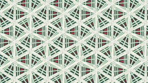 Mechanical movement of triangular shapes modern composition 3d loop animation 4K Stock Footage 146070102