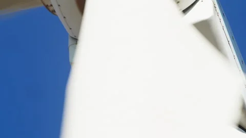 Mechanical Movement Of A Wind Turbine Stock Footage 278675763