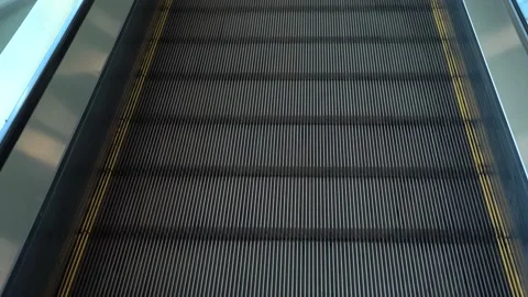 Mechanical moving escalator Stock Footage 167316166