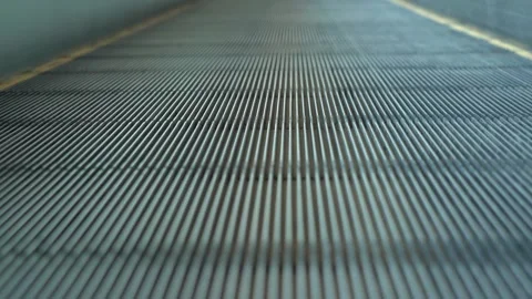 Mechanical moving escalator Stock Footage 169813758