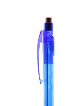 Mechanical pen on white background vertical Stock Photos