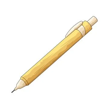 Mechanical pencil illustration Stock Illustration