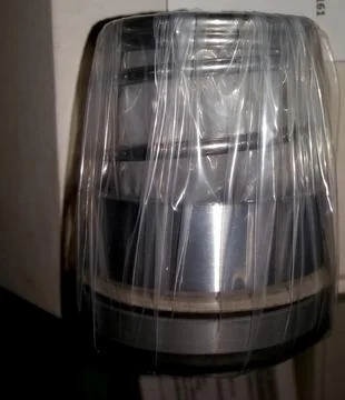 Mechanical Pump Seal Clearly Displayed in Protective Packaging at a Worksho.. Stock Photos