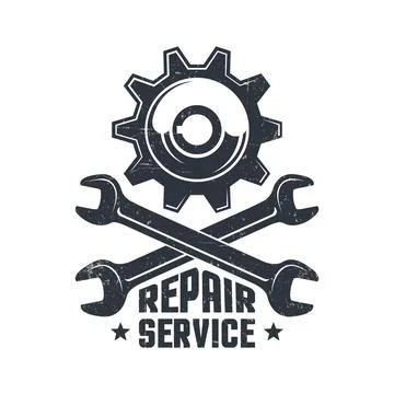 Mechanical repair workshop Stock-Illustration