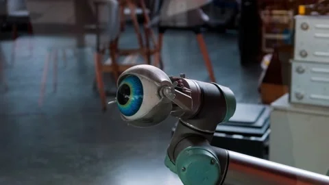 A mechanical robot arm Stock Footage 154655398