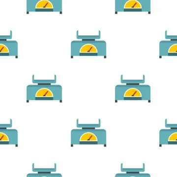 Mechanical scales pattern seamless Illustrazione stock