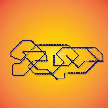 Mechanical schemes, engineering drawing with geometric parts mechanism Illustrazione stock