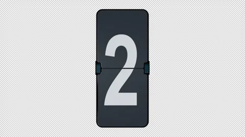 Mechanical scoreboard with numbers . animation of the scoreboard with the fin Stock-Footage 254090889