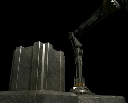 Mechanical set (Robot 3) Stock Footage 858016