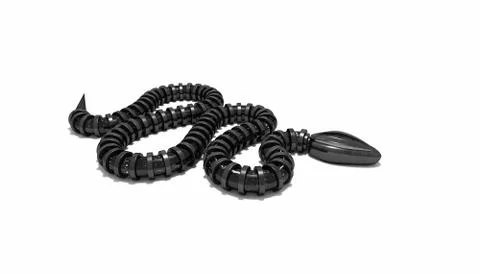 Mechanical snake Stock-Illustration