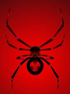 Mechanical spider Stock Illustration