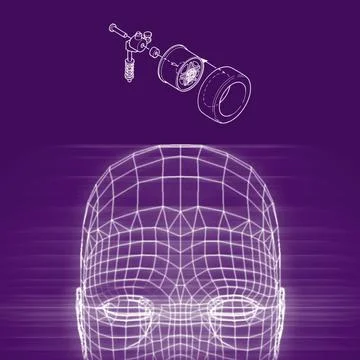 Mechanical spirit Stock Illustration