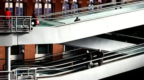 Mechanical stairs 스톡 동영상 10884065