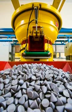 A MECHANICAL SURFACE FINISHING LINES machine Stock Photos