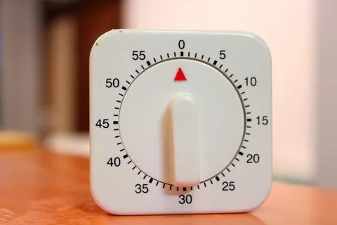 Mechanical Timer Clock Kitchen Cooking Timer Clock Stock Photos