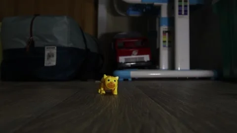 Mechanical toy cat Stock Footage 155435993