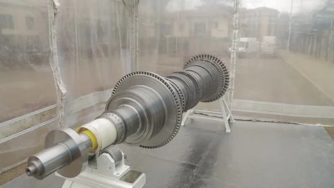 Mechanical Turbine Stock Footage 323023030