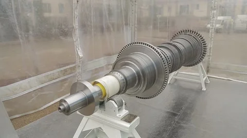 Mechanical Turbine Stock Footage 323023041