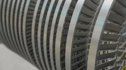 Mechanical Turbine Stock Footage 323023048