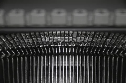Mechanical Typewriter Stock Photos