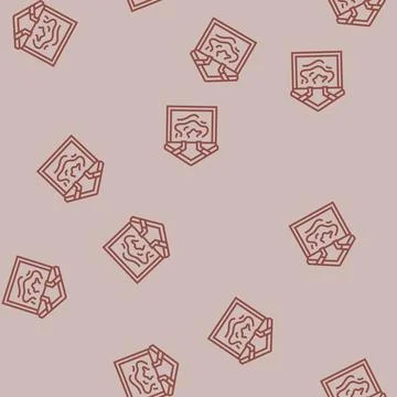 Mechanical ventilation line seamless pattern 스톡 일러스트