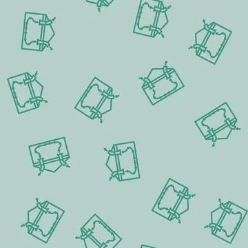 Mechanical ventilation line vector seamless pattern Stock Illustration