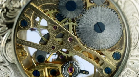 Mechanical watch movement, 4k, UHD Stock Footage 49174782