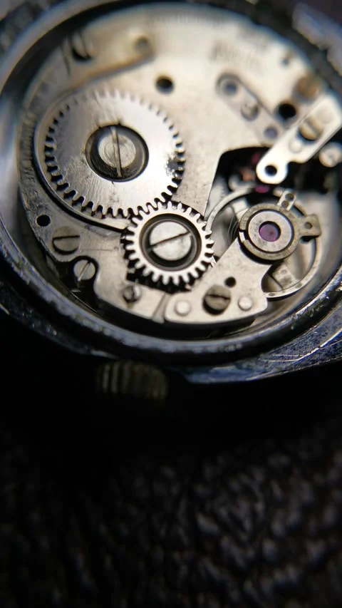 Mechanical Watch Movement Macro 스톡 동영상 339547012