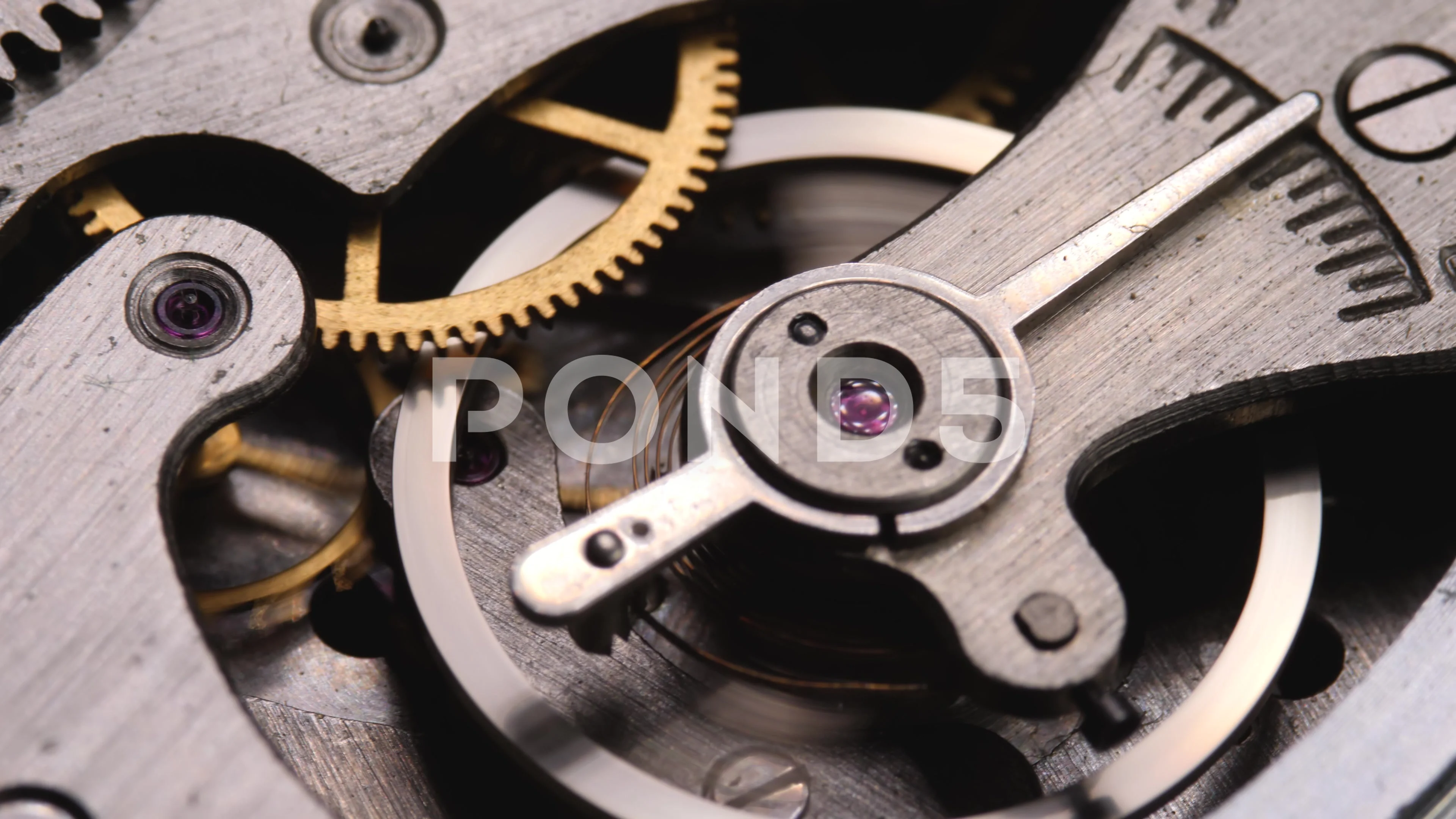 Mechanical hot sale watch gears