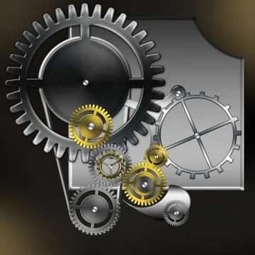 Mechanical watches Stock Illustration