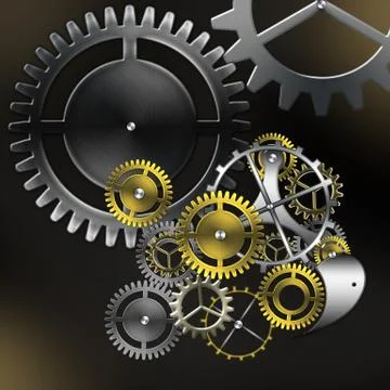 Mechanical watches Stock Illustration