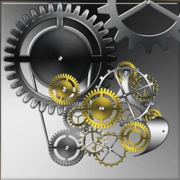 Mechanical watches Stock Illustration