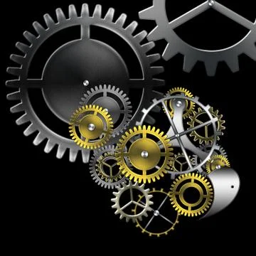 Mechanical watches Stock Illustration