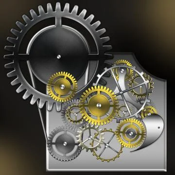 Mechanical watches Stock Illustration