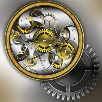 Mechanical watches 스톡 일러스트