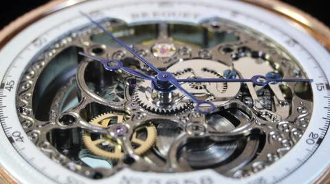 Mechanical watches from the inside. Quartz Stock Footage 41918850