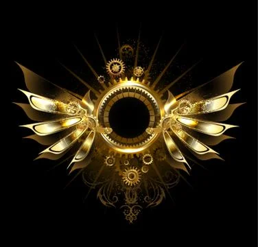 Mechanical Wings Stock Illustration