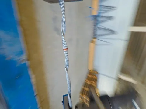 Mechanical wire twisting Stock Footage 77925027