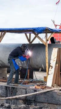 Mechanical worker. Stock Photos