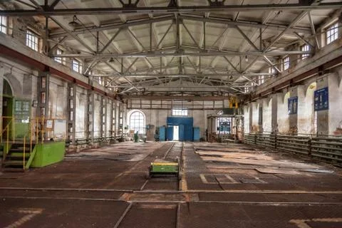 Mechanical workshop of Old Mining and metallurgical plant Stock-Fotos