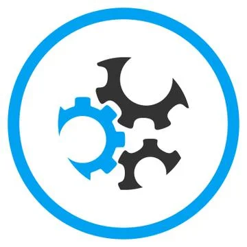 Mechanics Rounded Icon Stock-Illustration