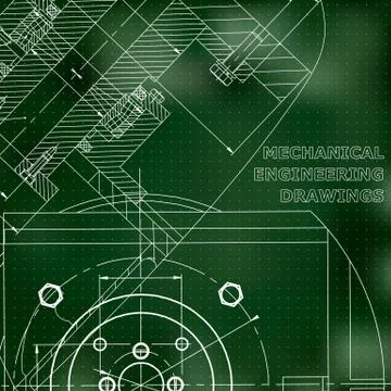 Mechanics. Technical design. Engineering style イラスト素材