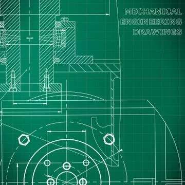 Mechanics. Technical design. Engineering style イラスト素材