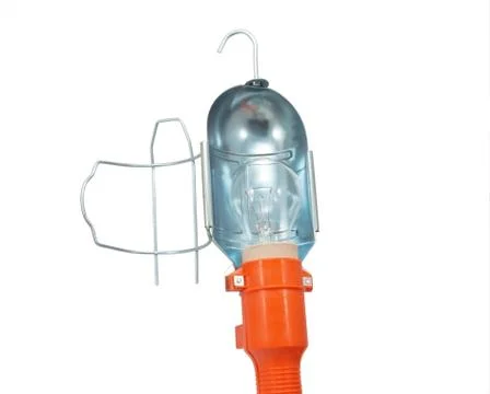 Mechanic's work lamp Stock Photos